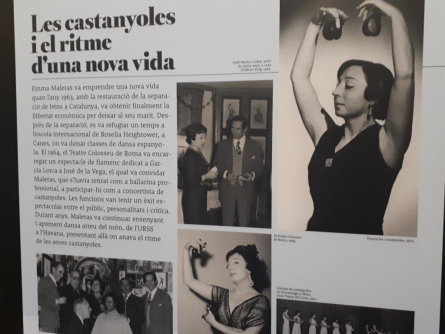 Un dels plafons de l'exposició