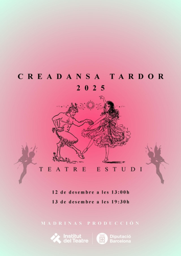 Cartell Creadansa tardor 2025 realitzat per Madrinas Producción