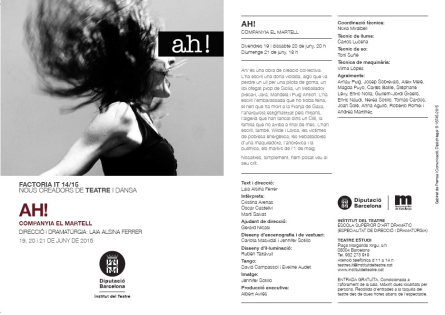 Programa AH! de Laia Alsina