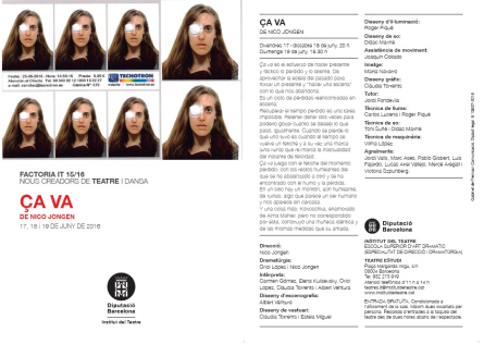 ESAD presenta ÇA VA de Nico Jongen