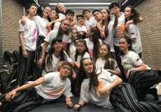 Grup d'alumnes del CPD de 3r de dansa contemporània que han actuat al Dansa Ara