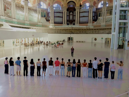1a visita al MNAC de l'alumnat del CPD a la 4 edició del projecte El Museu Dansat
