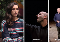 Els tres artistes convidats al CSD durant aquest mes de setembre