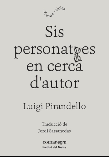 Sis personatges en cerca d autor coberta