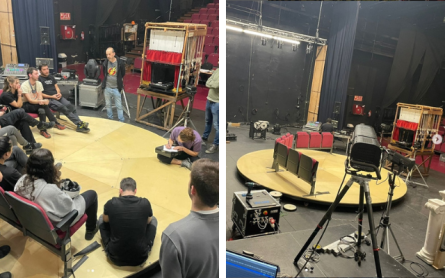 Imatges del muntatge del taller tecnològic del curs 2022