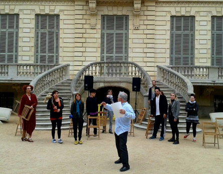Workshop comediants palau robert amb joan font